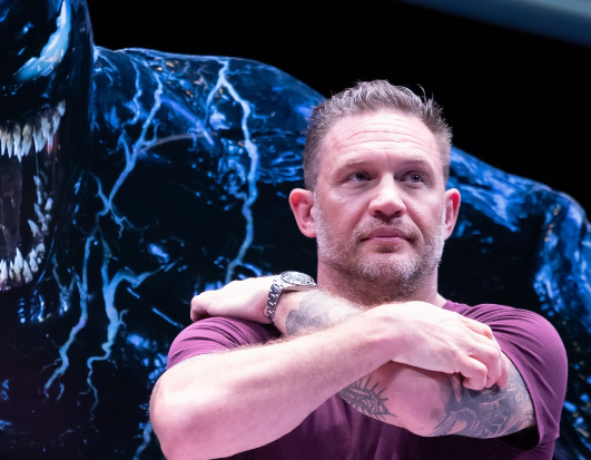 <strong>توم هاردي بطل فيلم Venom 3 المعروف بأسم Venom: The Last Dance في الجولة الصحفية للفيلم بالمكسيك</strong>