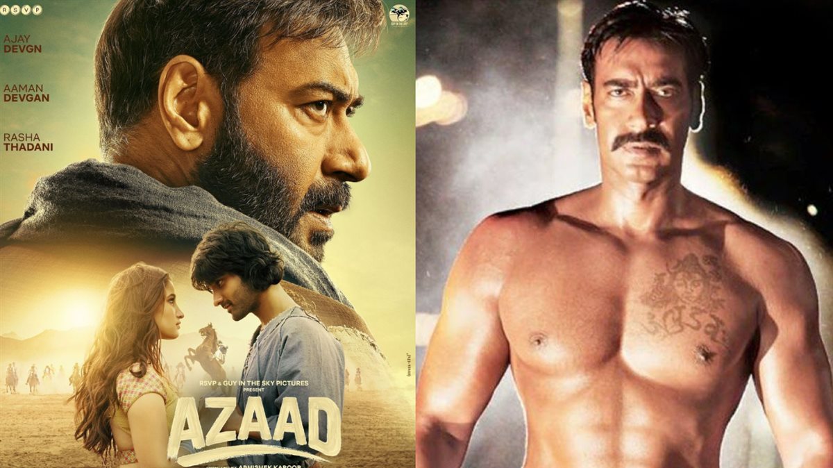 <strong>أجاي ديفجان وصورة أفيش فيلمه الجديد Azaad</strong>