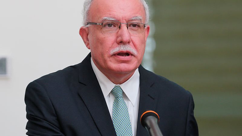 وزير الخارجية الفلسطيني